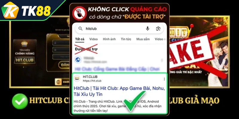 Phát Hiện Hitclub Giả Mạo: Cảnh Báo Lừa Đảo Mới Nhất 2 Các phương pháp trọng tâm để phát hiện Hitclub giả mạo nhanh nhất